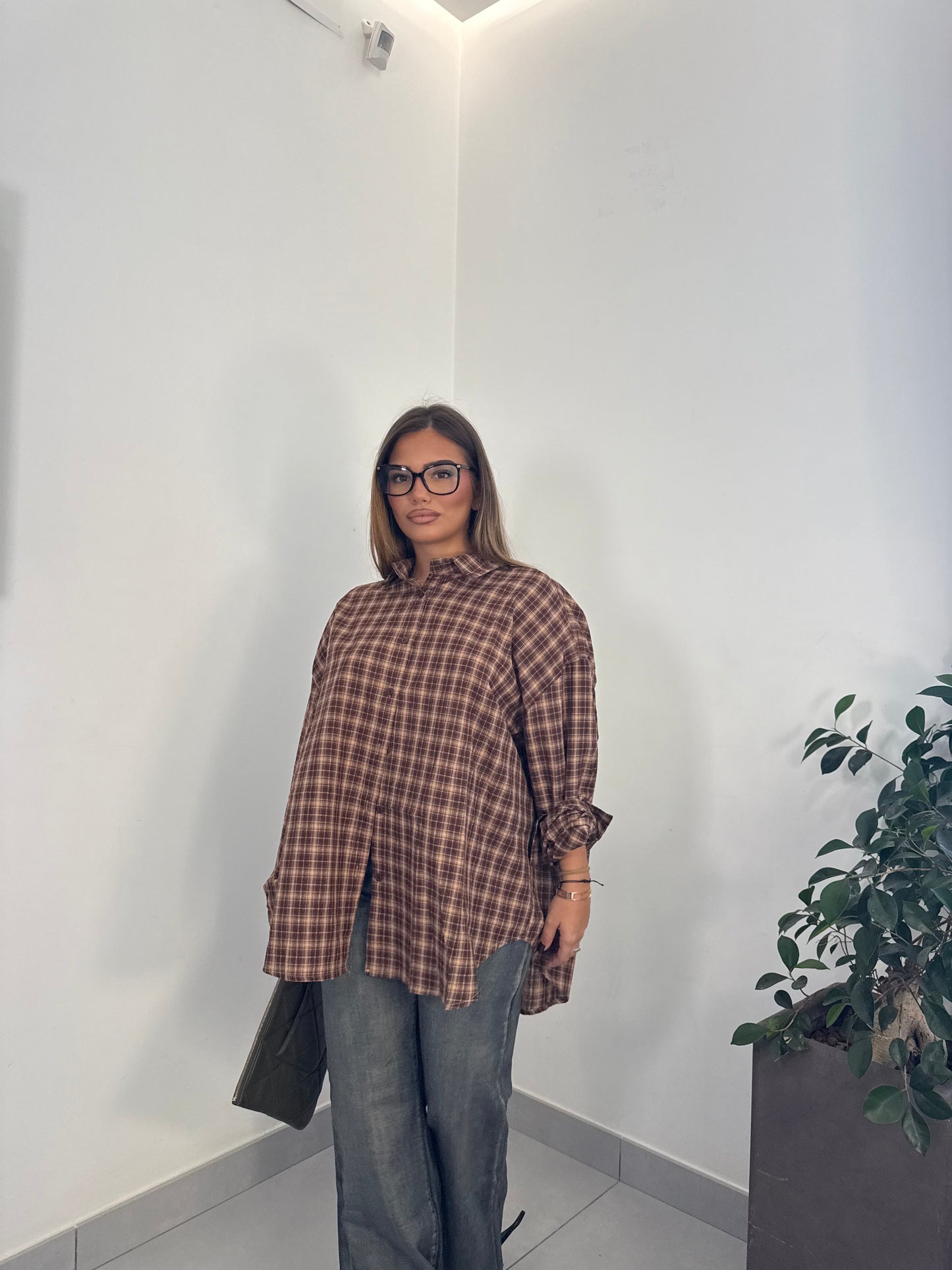 Camicia Brown Roots W42531