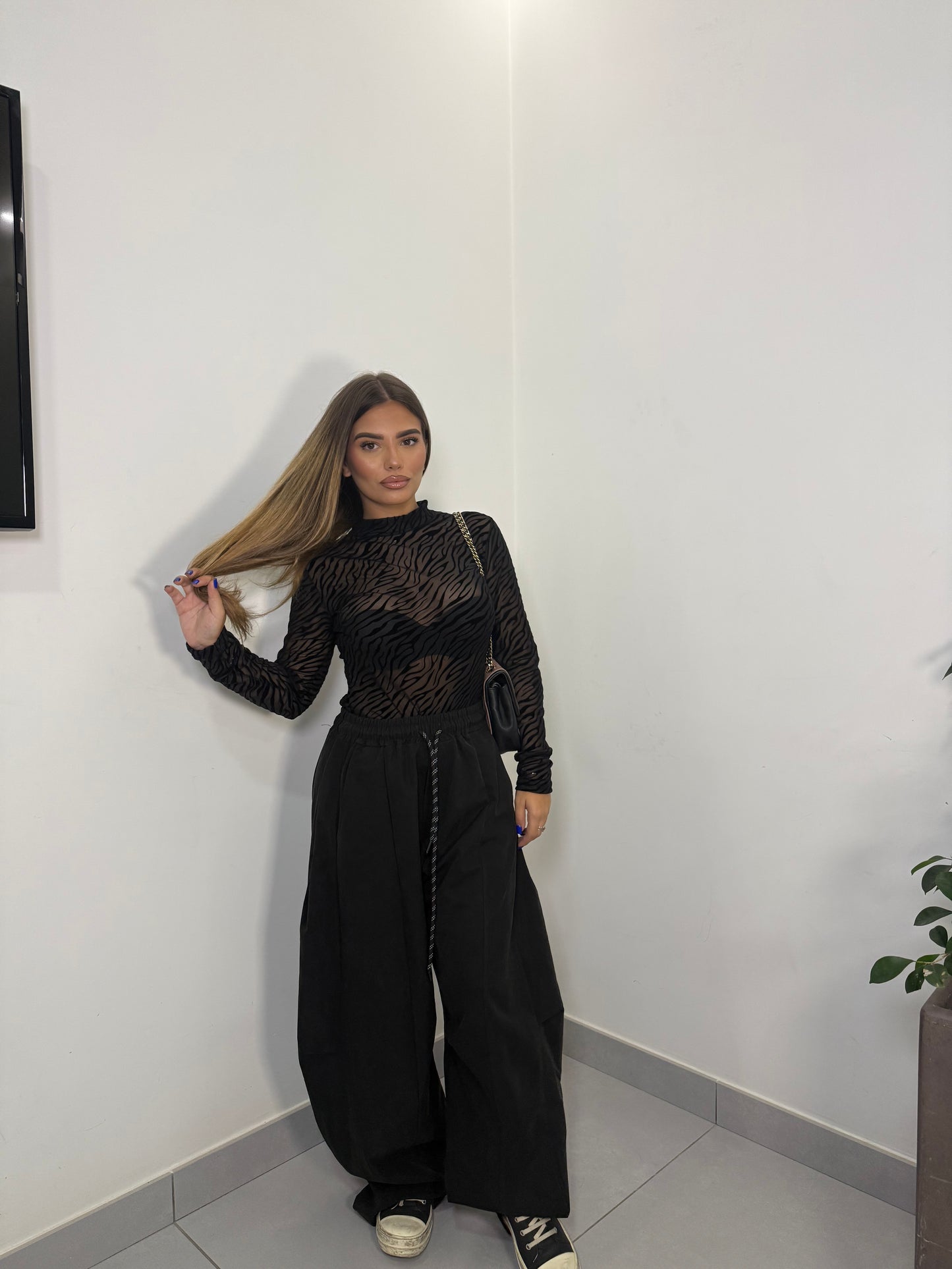 Body Veleid Zebra nero 16558