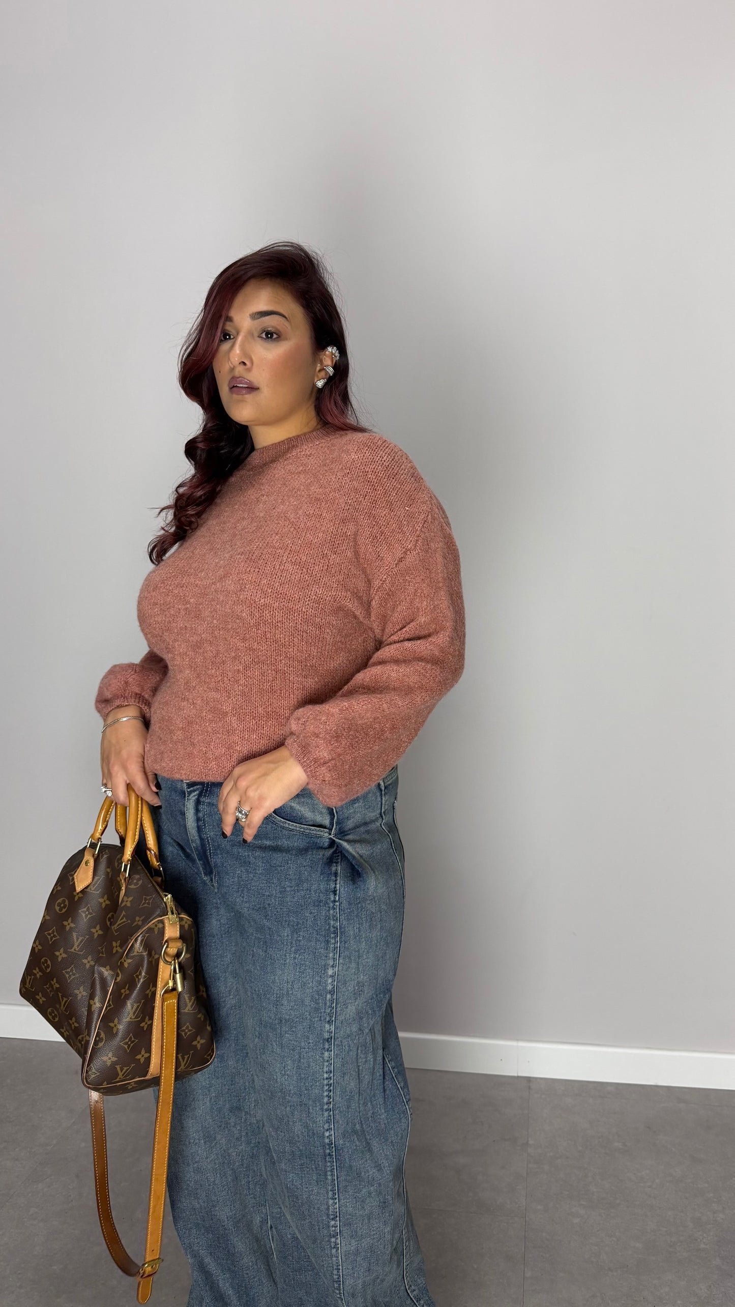 Maglioncino Flow Rosa in lana Ds2412