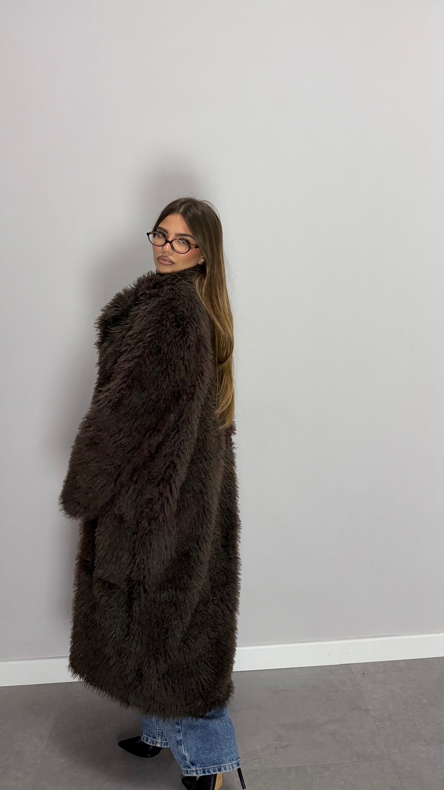Ecofur Mongolia Marrone Lunga 66056
