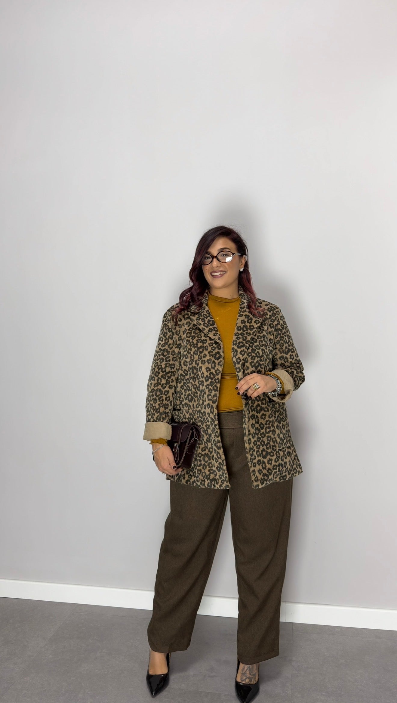 Pantalone Serena Marrone M12545