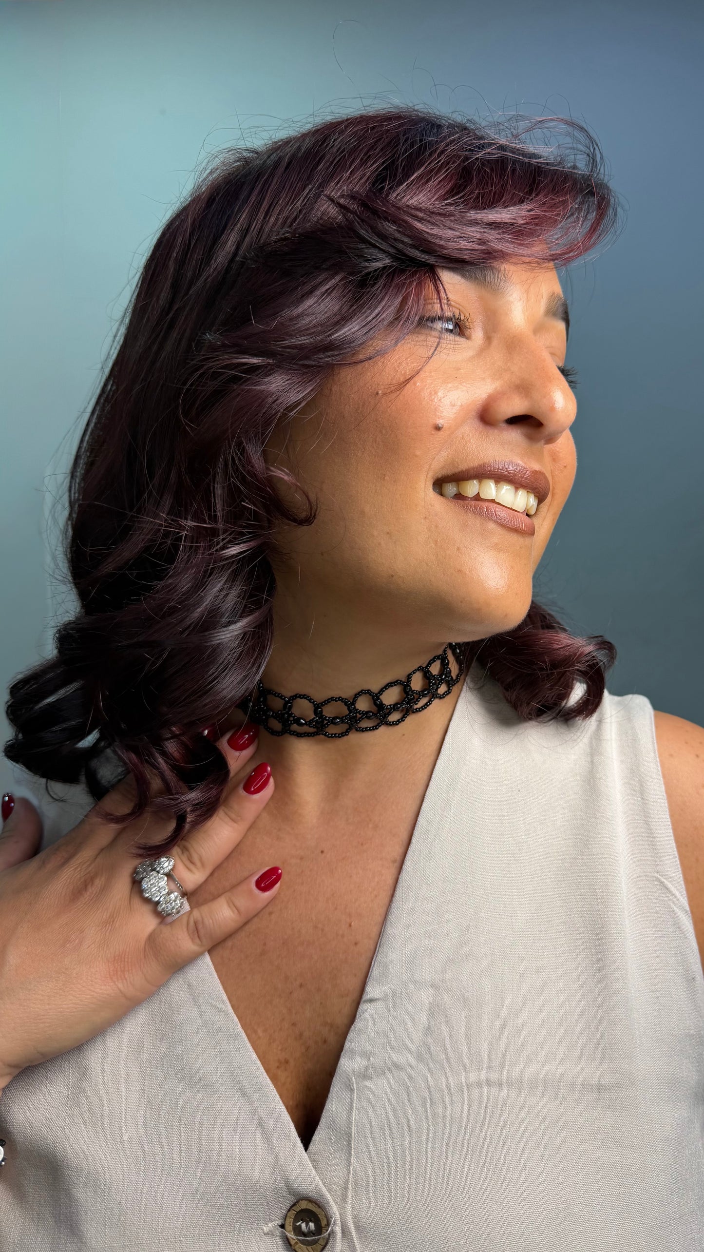 Collana Choker Rosy