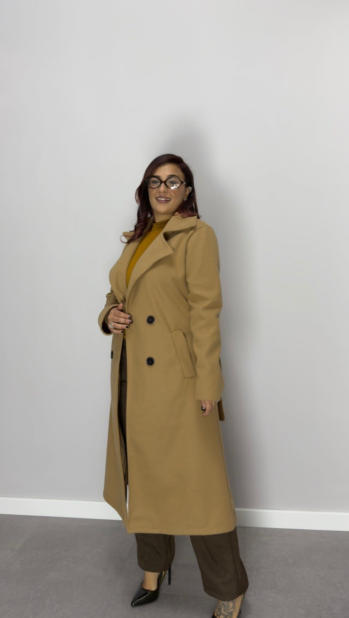 Cappotto Metropoli Cammello 8505