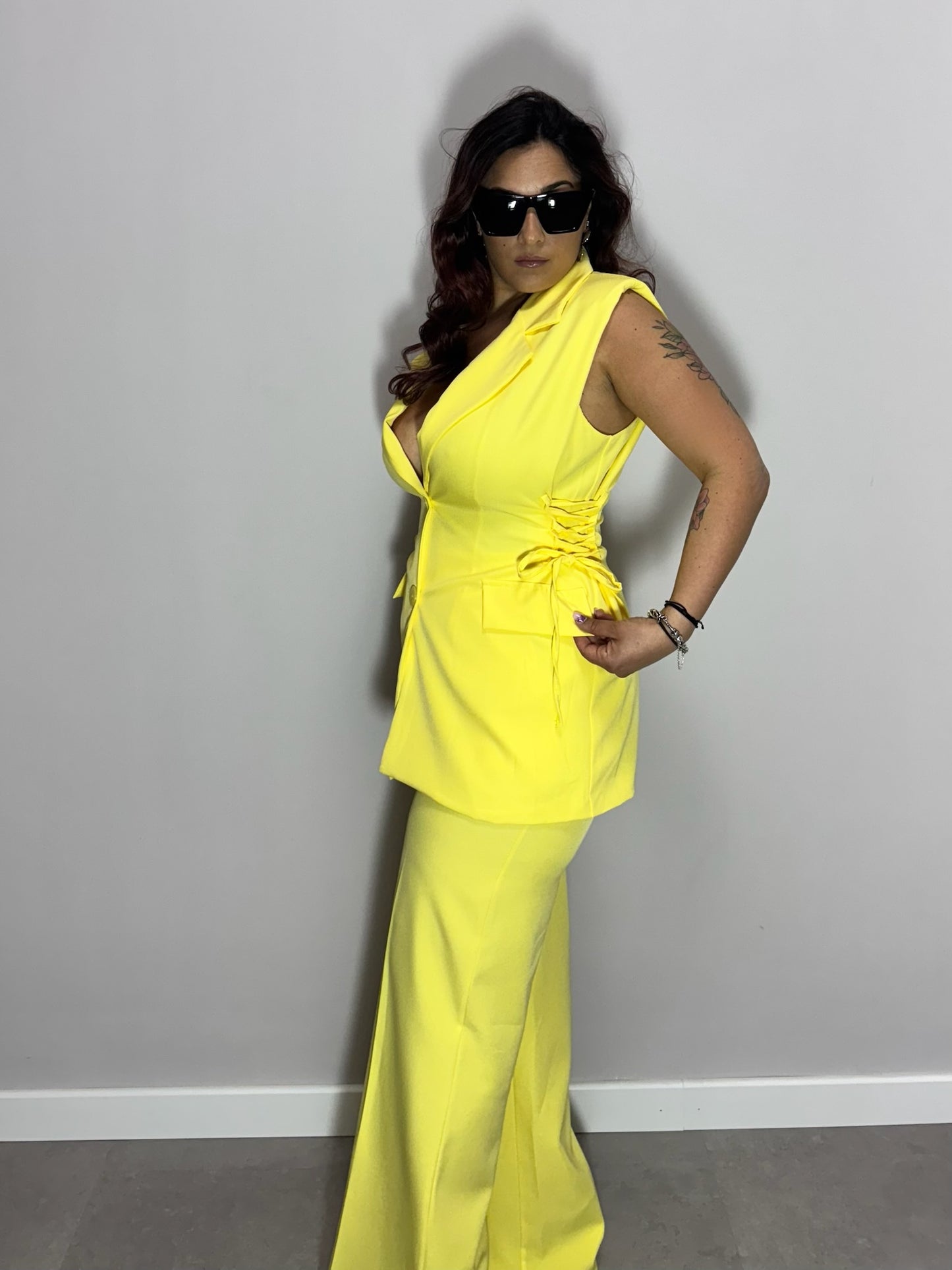TAILLEUR STRINGATO giallo