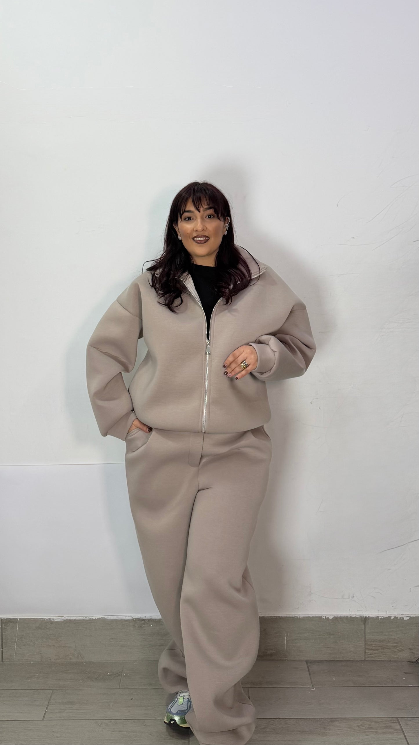 Coordinato in Tuta Bronx Fango in Neoprene 8607-1787