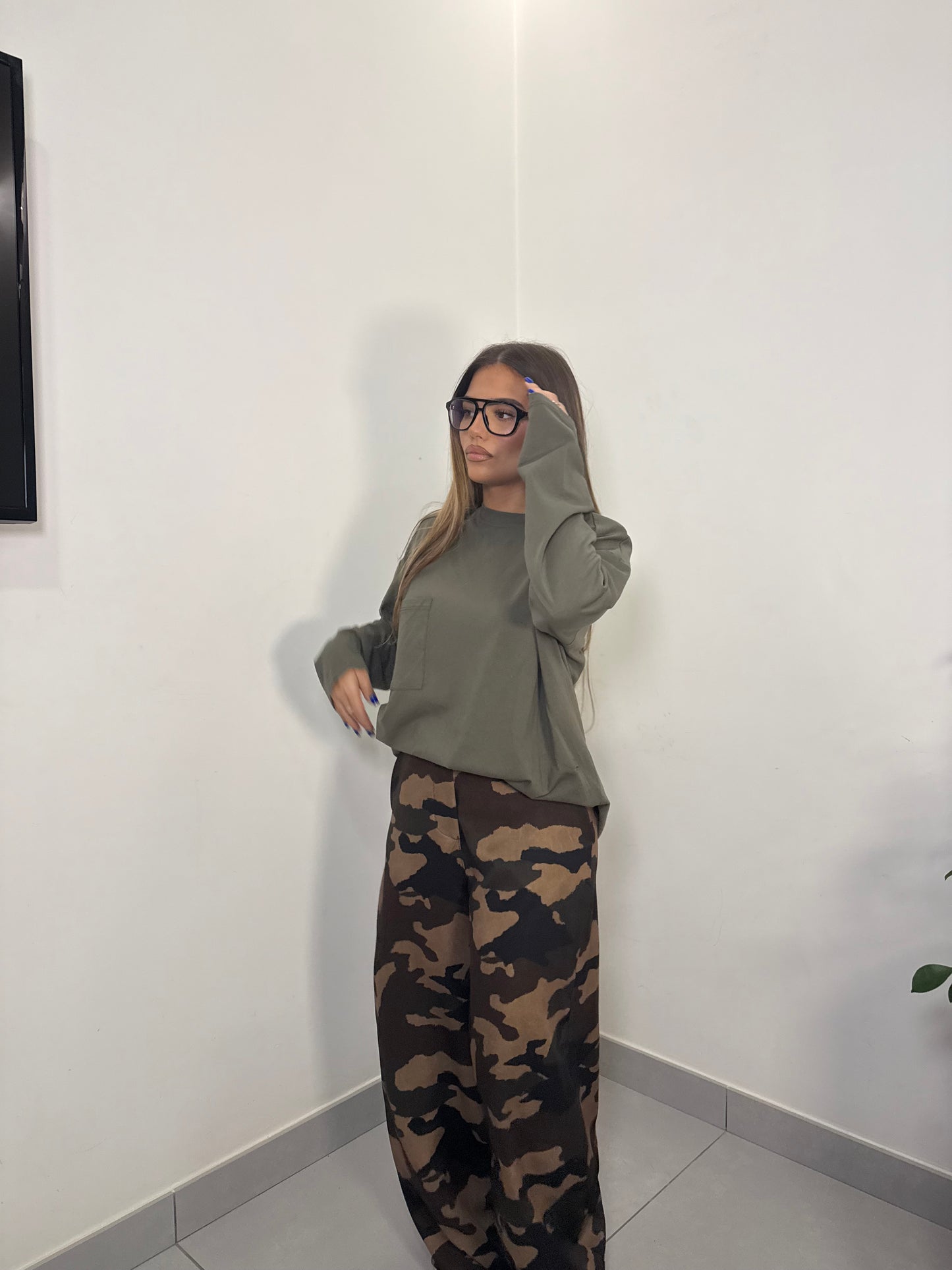 Pantalone Ryan Militare 6740