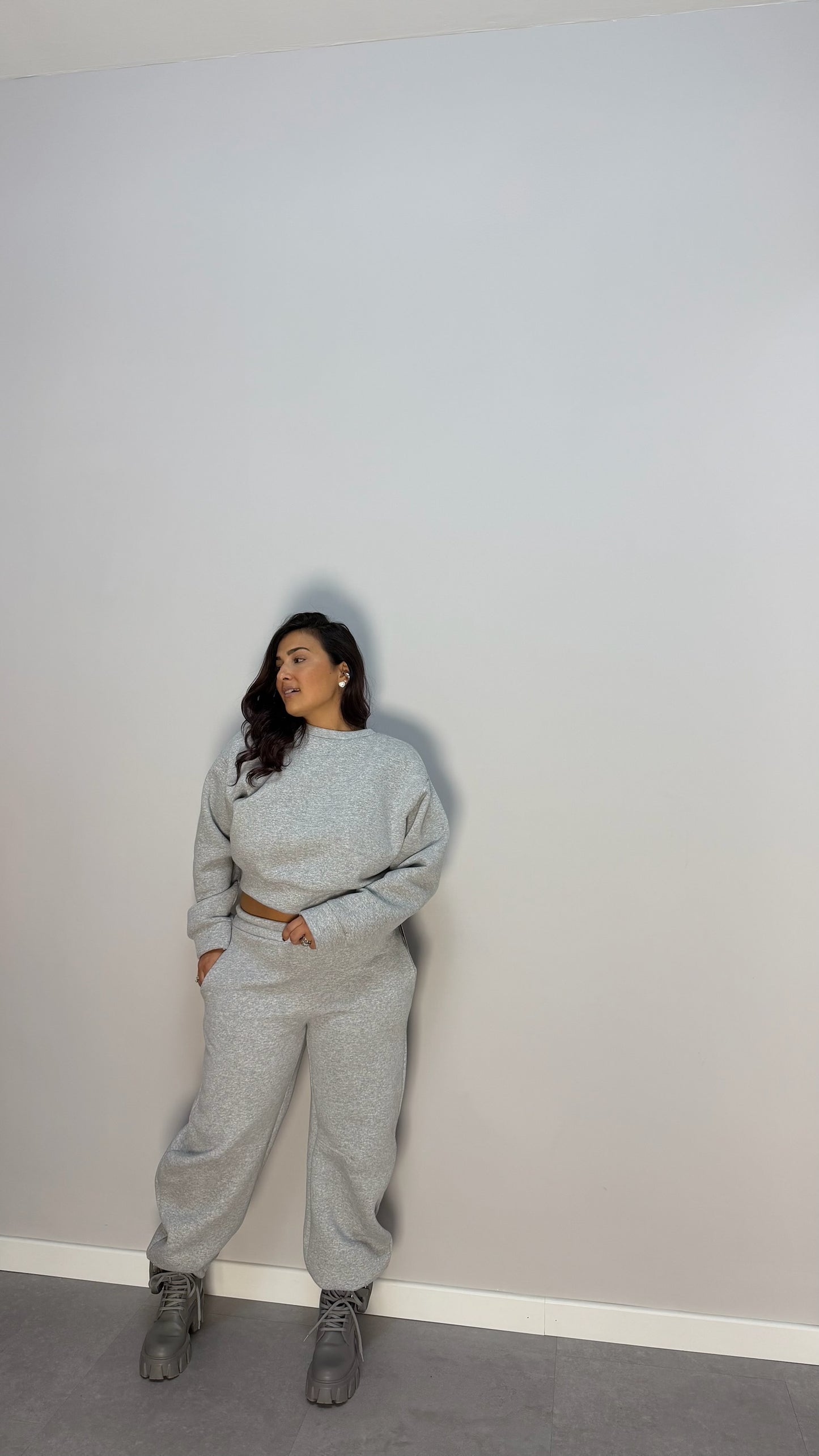 Tuta Cleo Grigia Felpata 43770/784