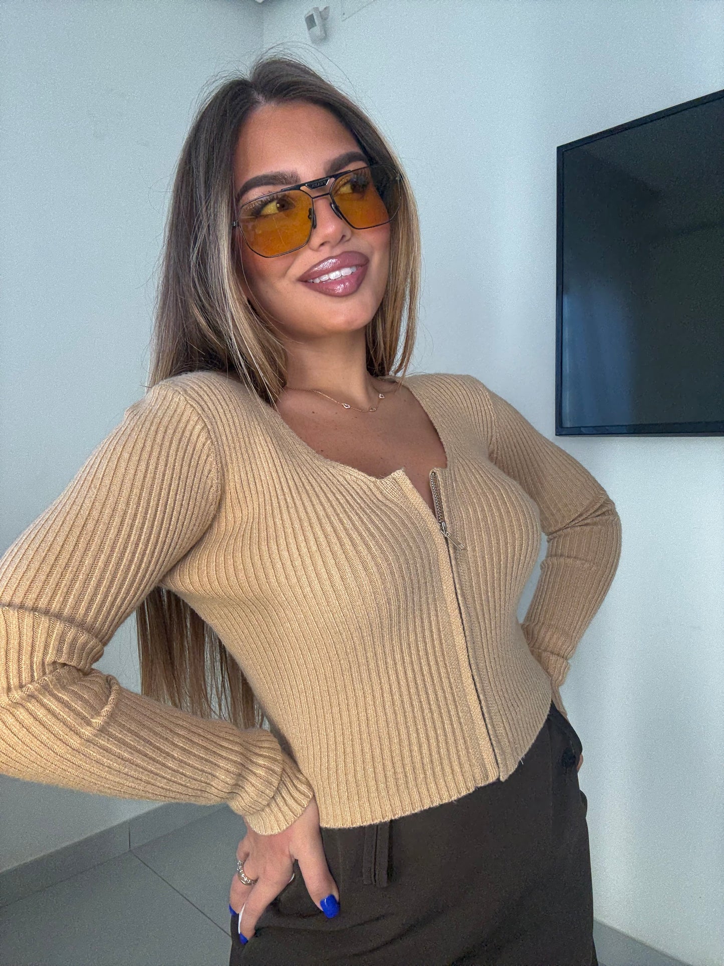 Gilet Zuno Beige ZS8131