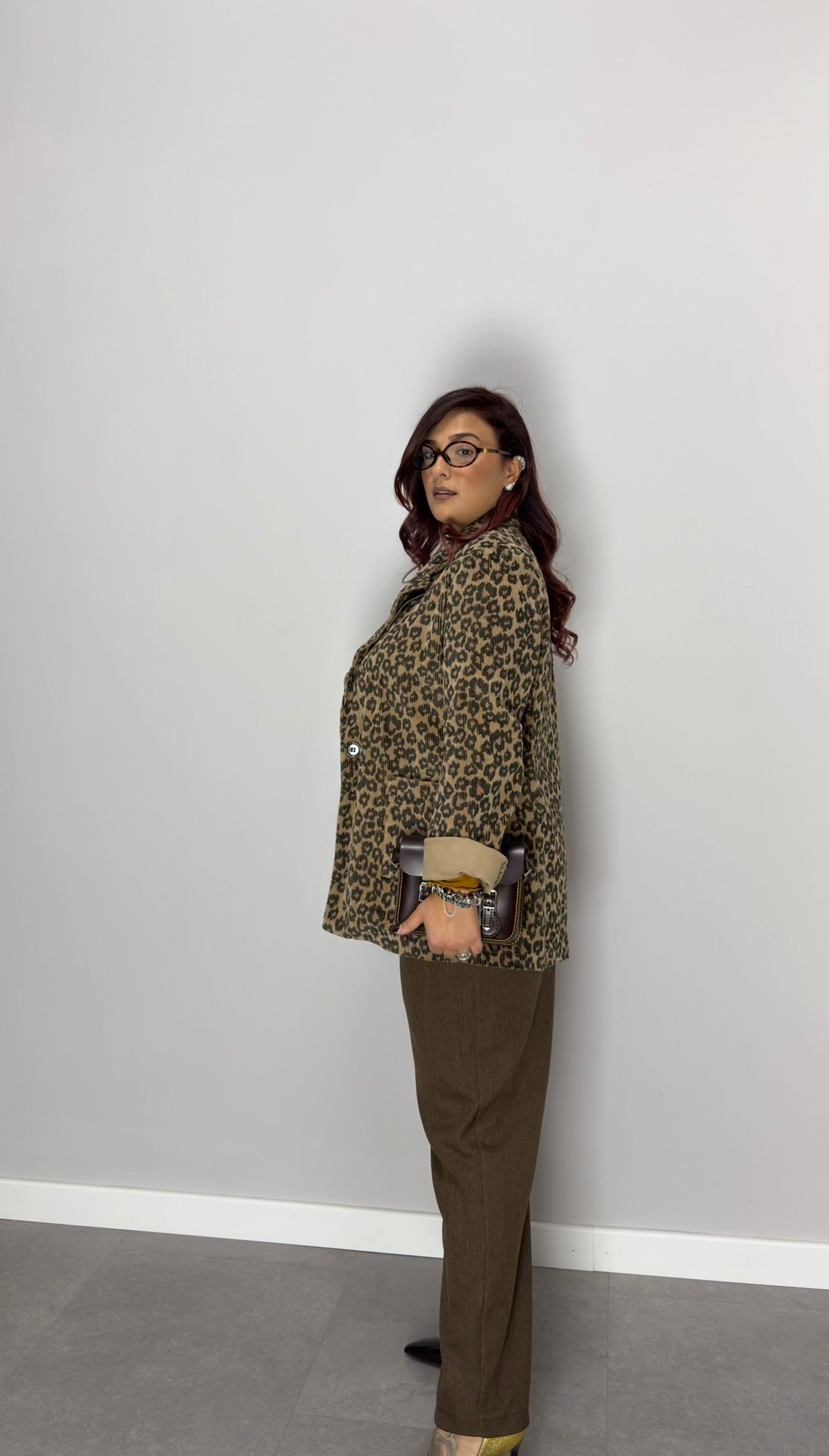 Giacca Giada Maculata un bottone 35116