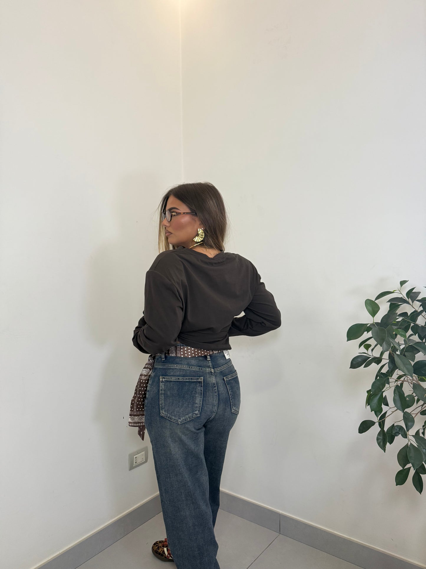 Jeans Sixte Top Quality con Foulard 3801