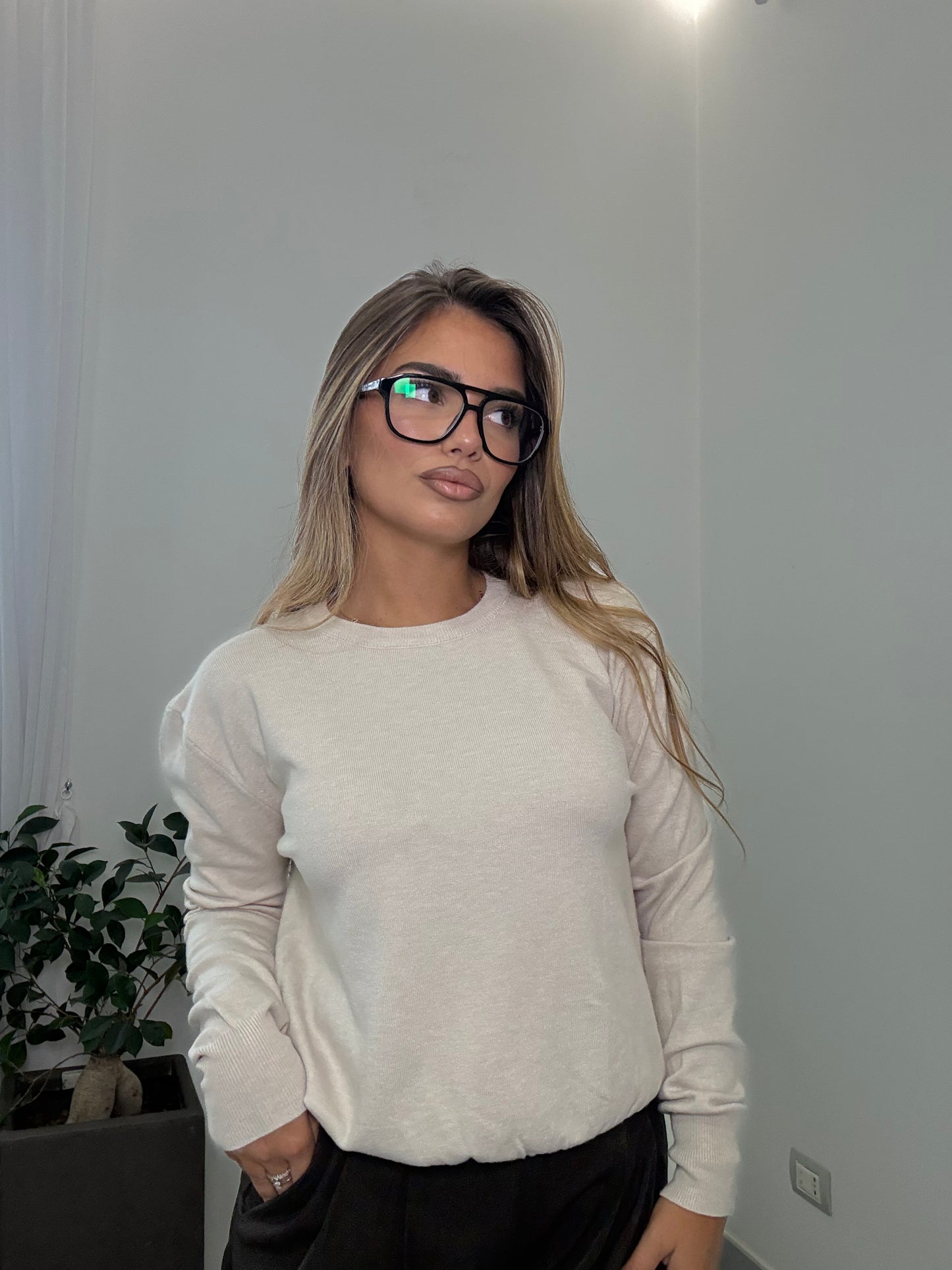 Pullover Softy Beige H16-25