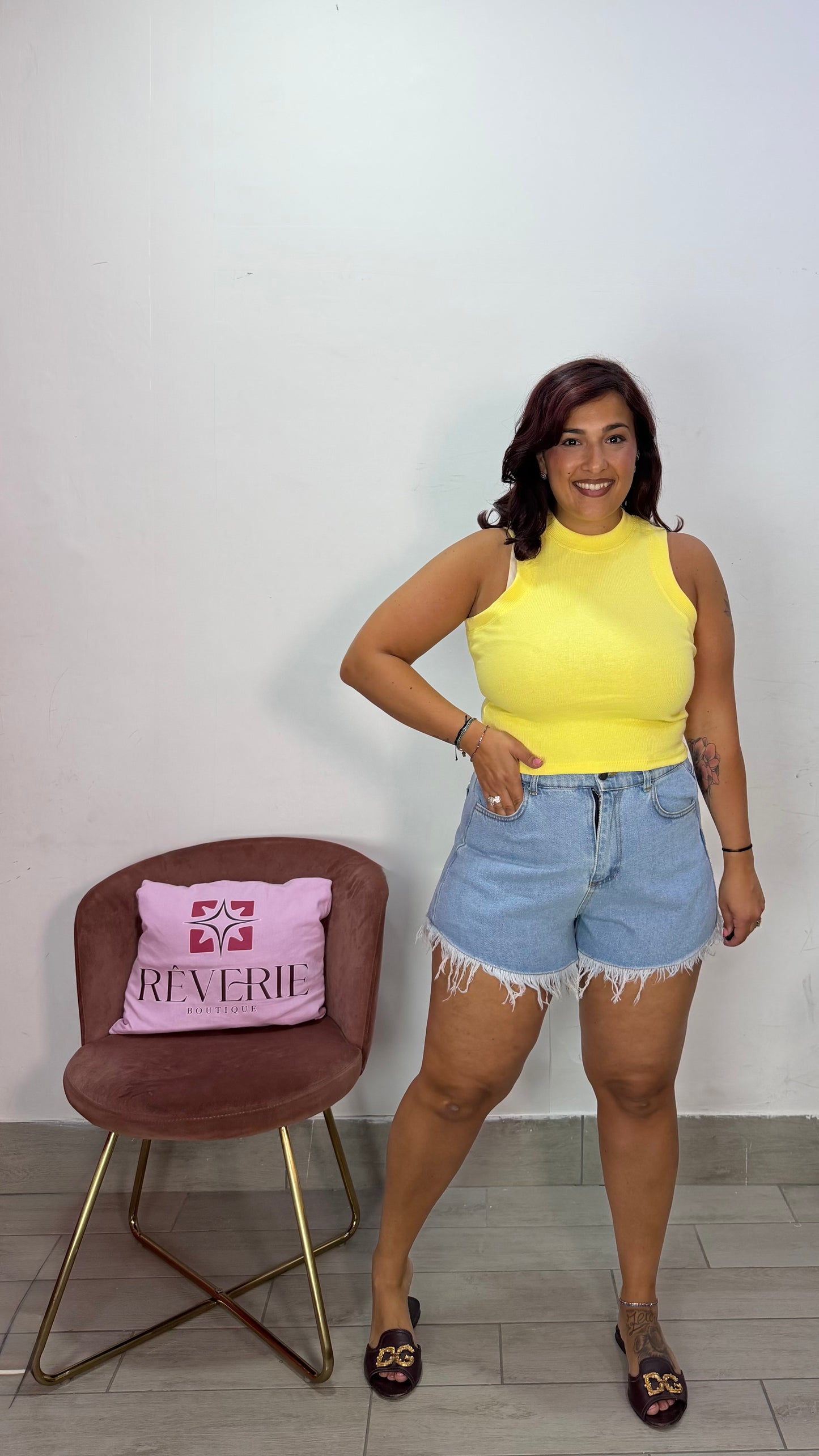 Pantaloncino Alice lavaggio chiaro in Denim 66887