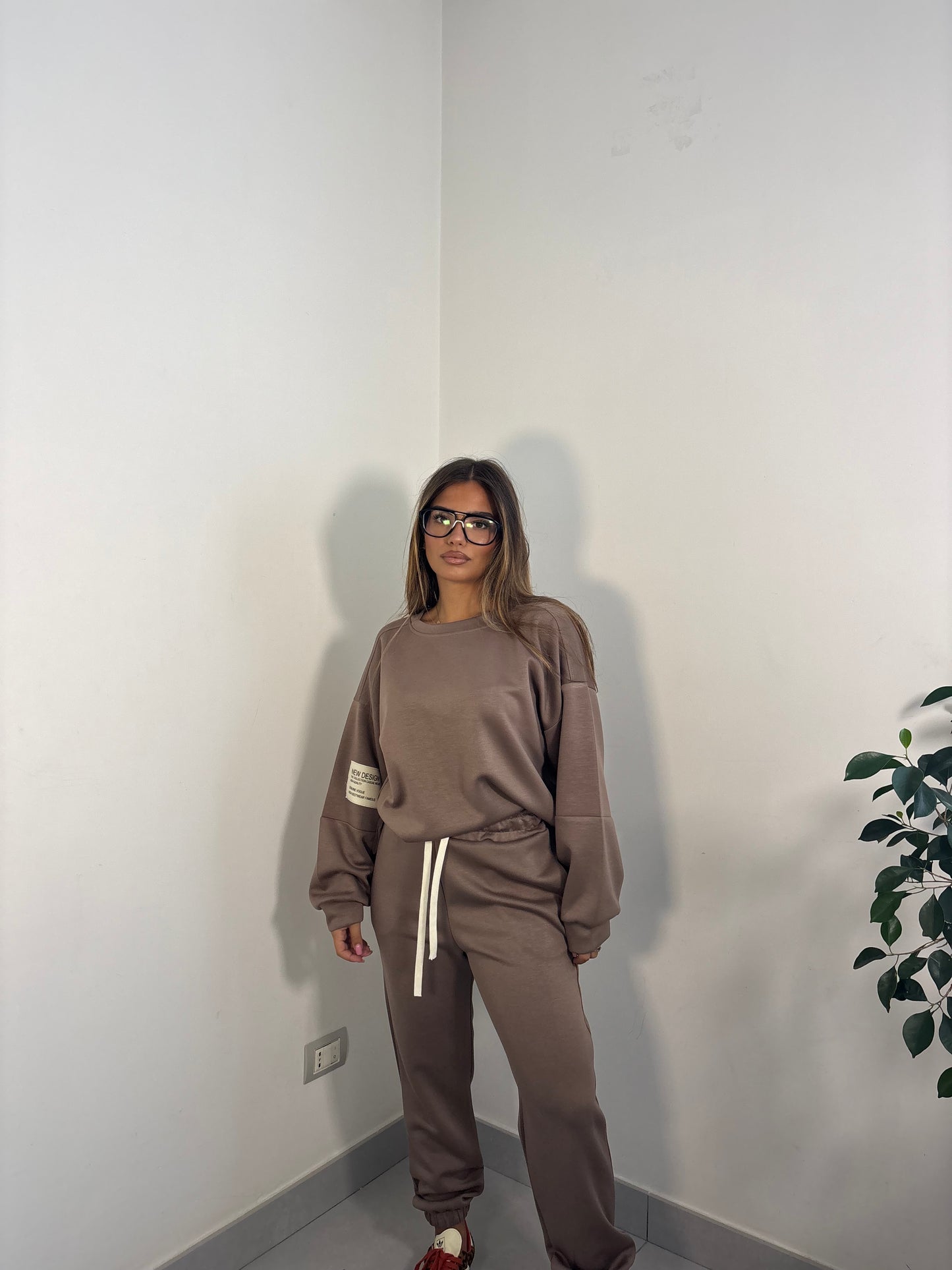 Coordinato Comfy Tortora 9875
