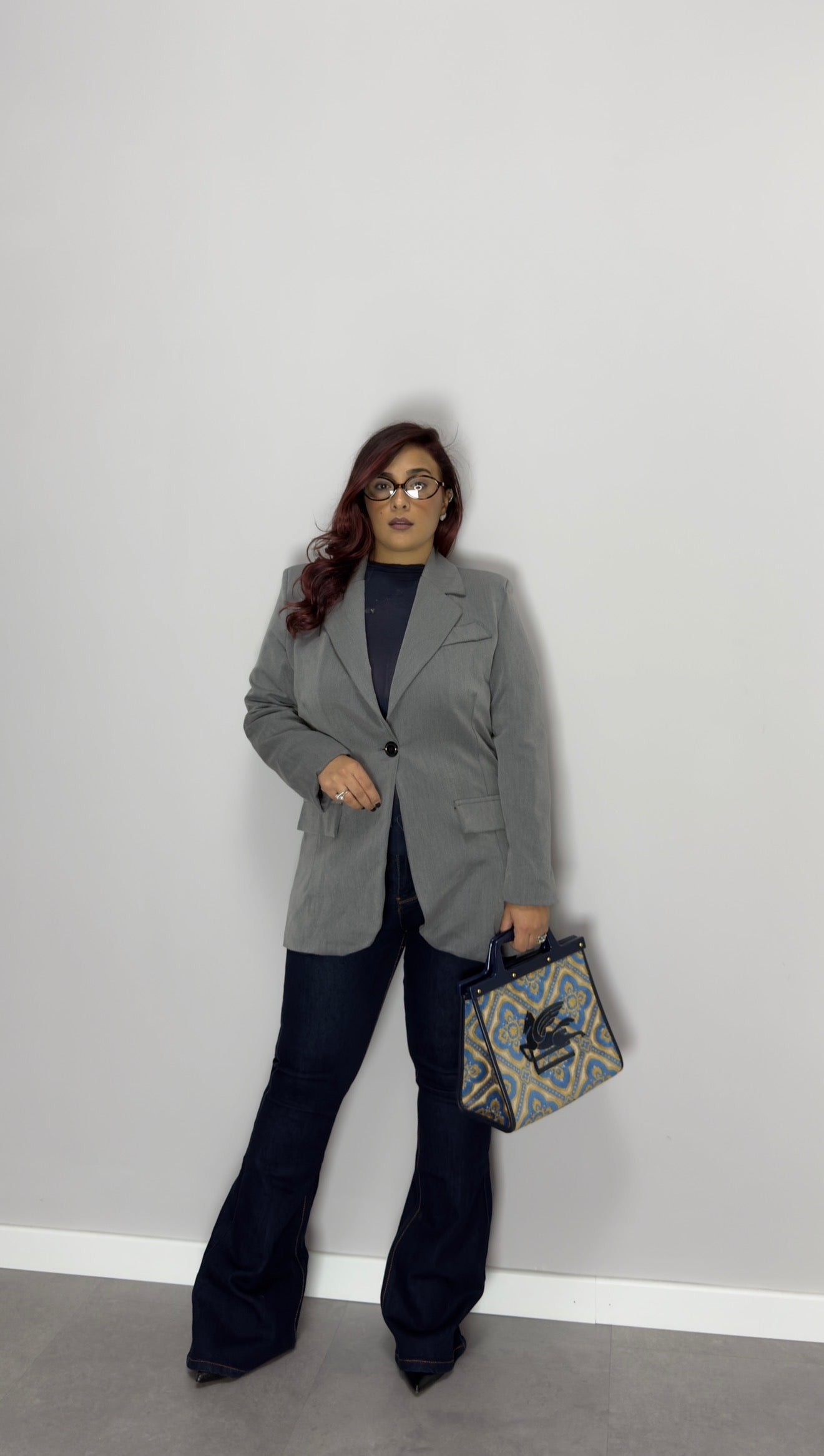 Giacca Moné Grigio un Bottone M11035