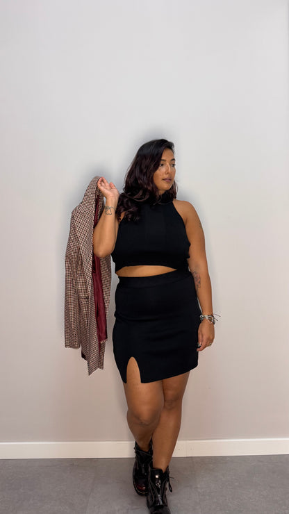 Coordinato Tiffany Nero G203