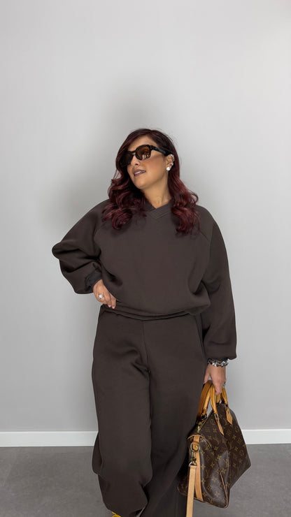 Coordinato in tuta Lovina Cioccolato 0029
