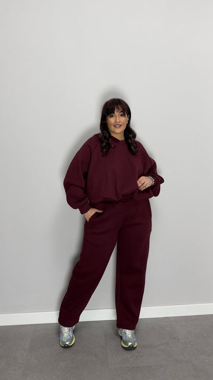 Coordinato Lovina in Tuta Bordeaux L100