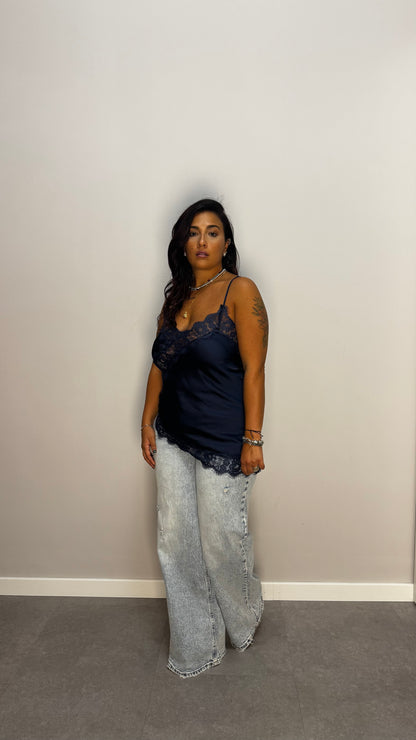 Top Camelia Blu 7805