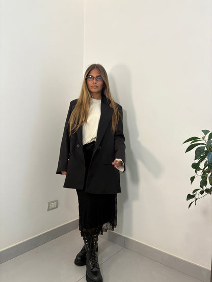 Giacca Twin Botton Nero MLB11093