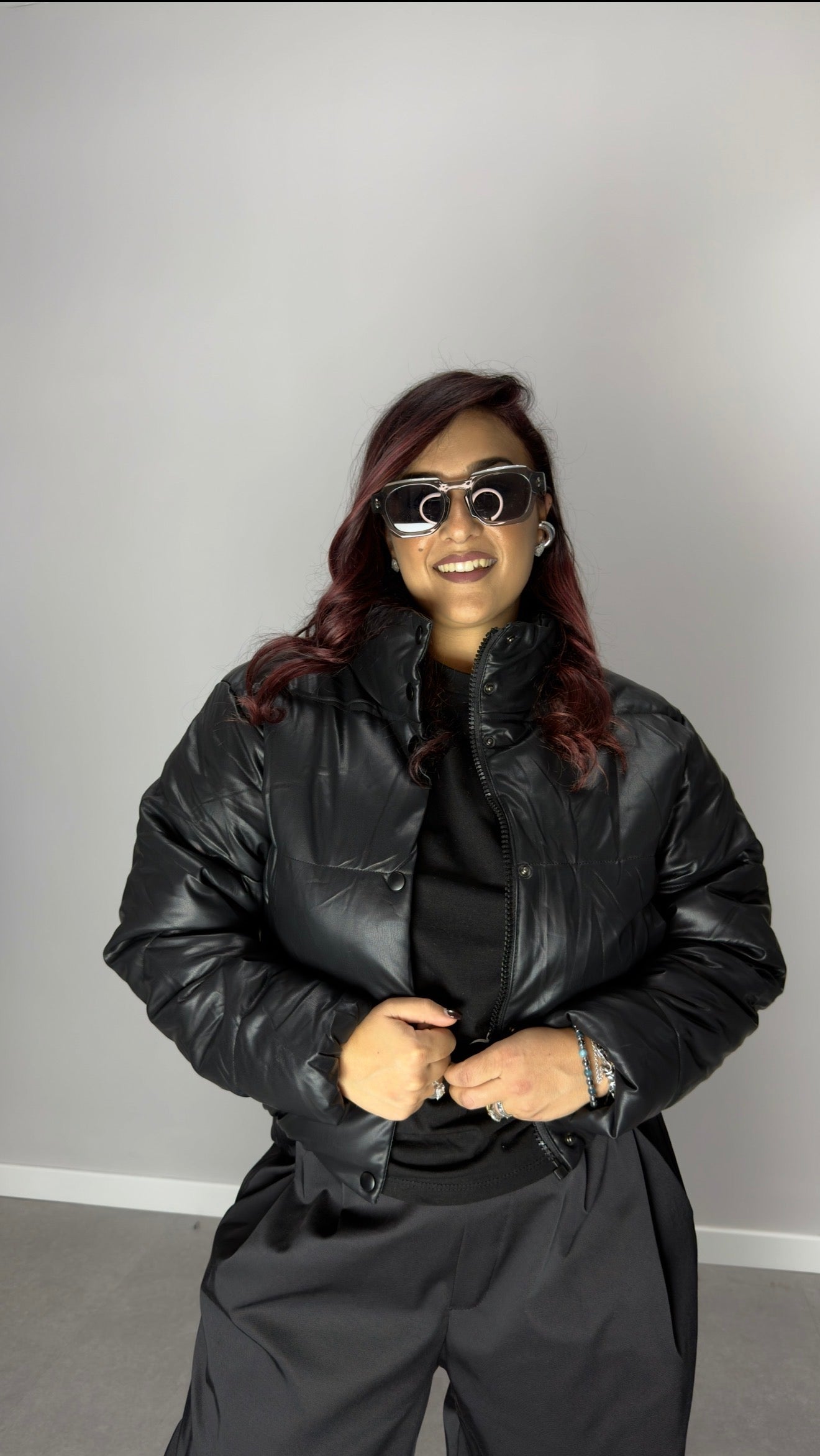 Bomber Bomi Ecopelle Nero 21212