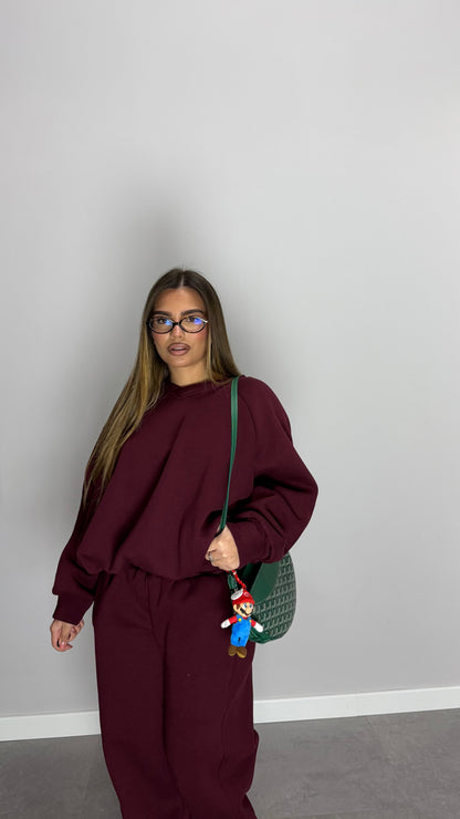 Coordinato Lovina in Tuta Bordeaux L100