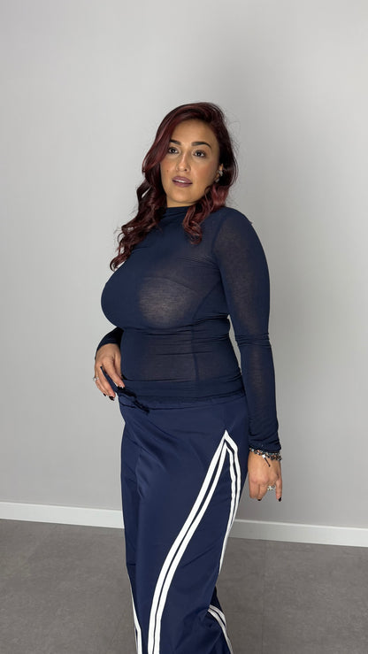 Shirt Velatissime Cashmere Blu 28150