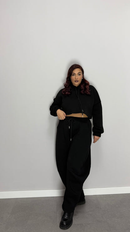 Pantalone in Tuta Felpato BellaBalloon Nero MAR66685