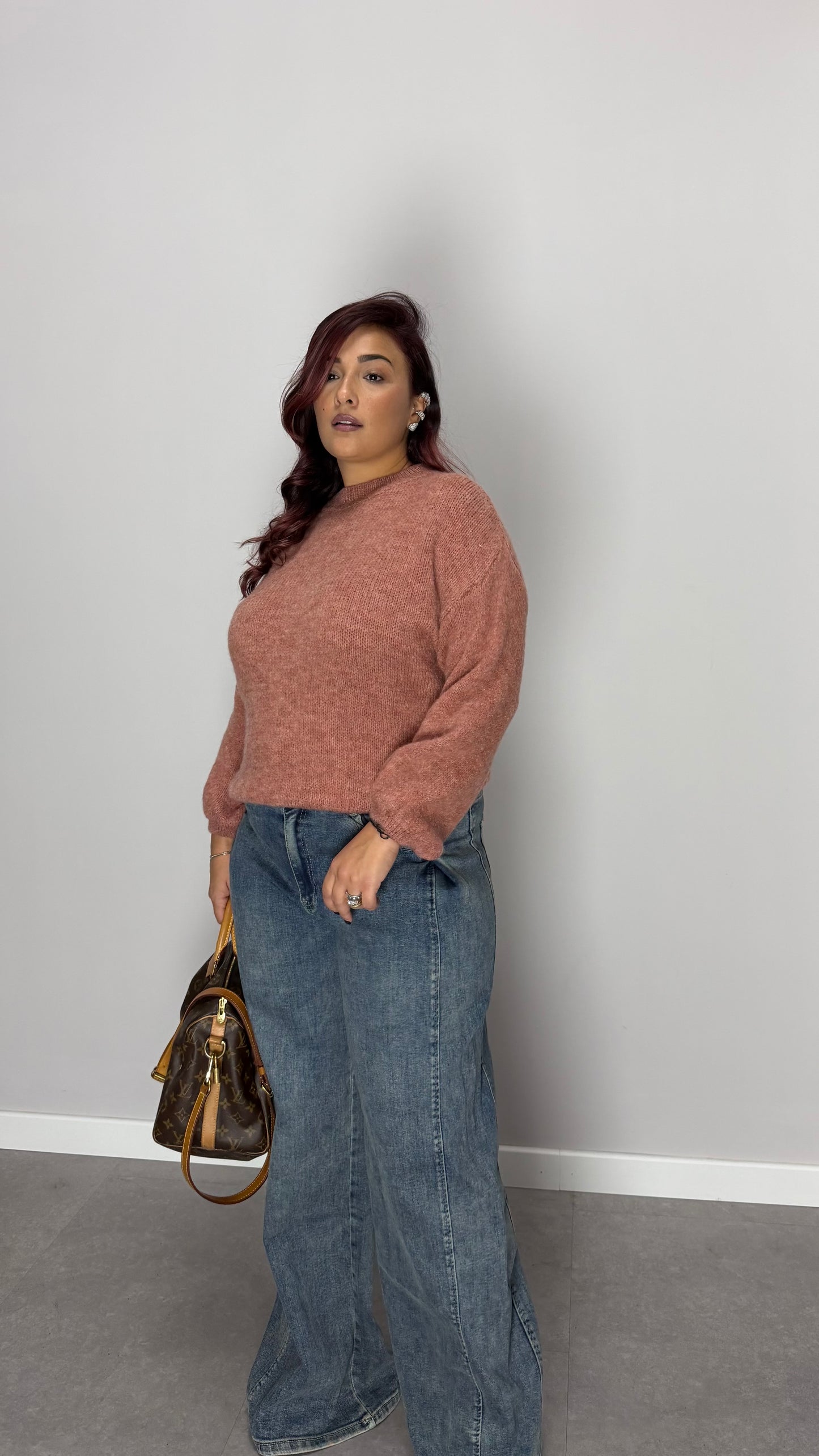 Maglioncino Flow Rosa in lana Ds2412