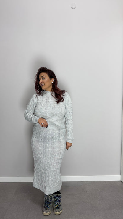 Coordinato Camille Set Grigio