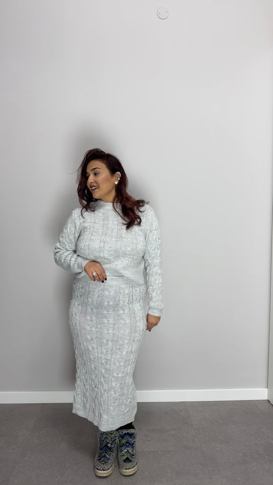 Coordinato Camille Set Grigio