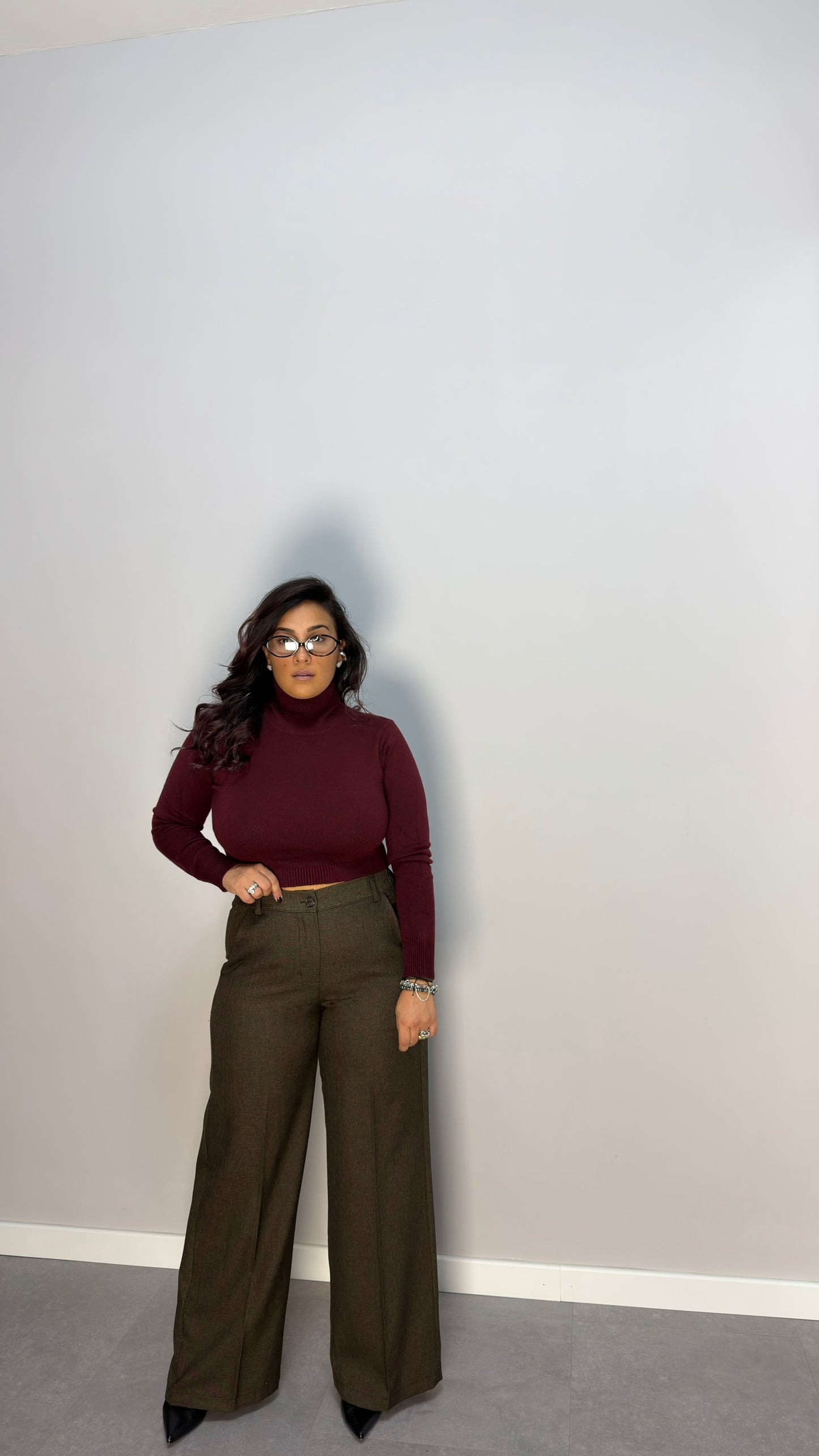 Pantalone Studios marrone top quality CR11304