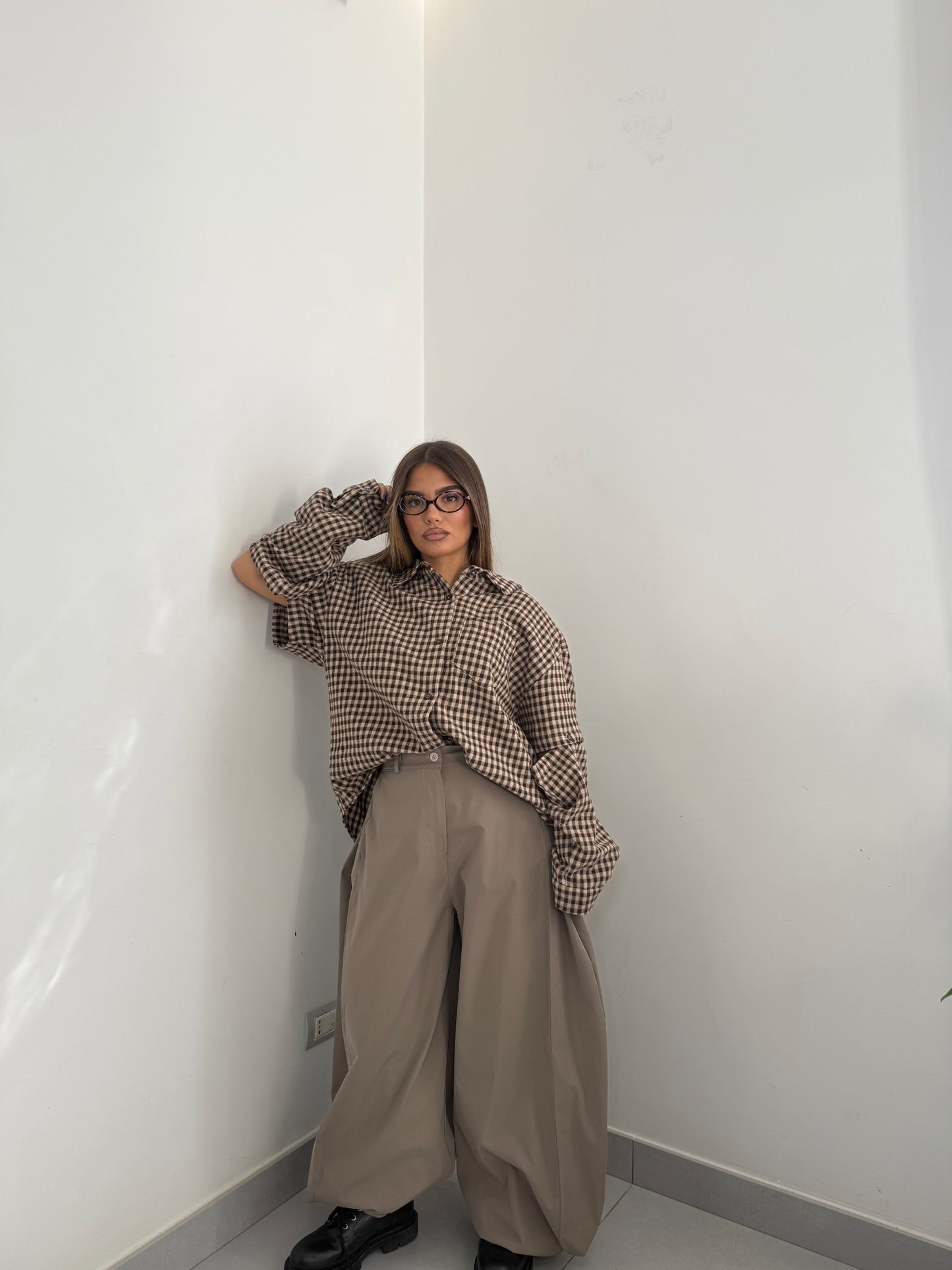 Pantalone Block Beige 31061