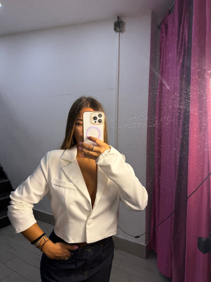 giacca cromo bianca 13145