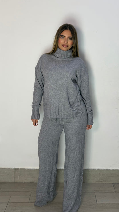 Coordinato Lovely 2.0 Grigio in Lana AL016