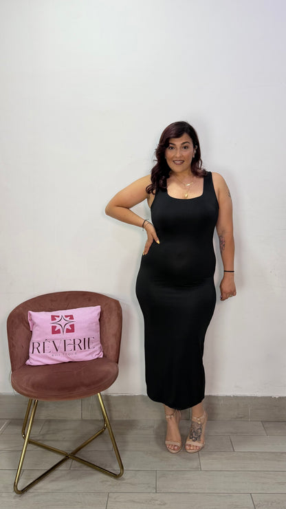 Dress Ary in Lycra con spacco 16726