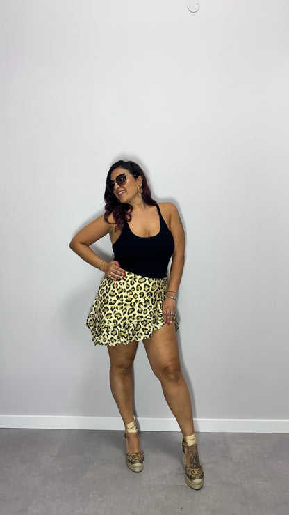 gonna portafoglio maculato