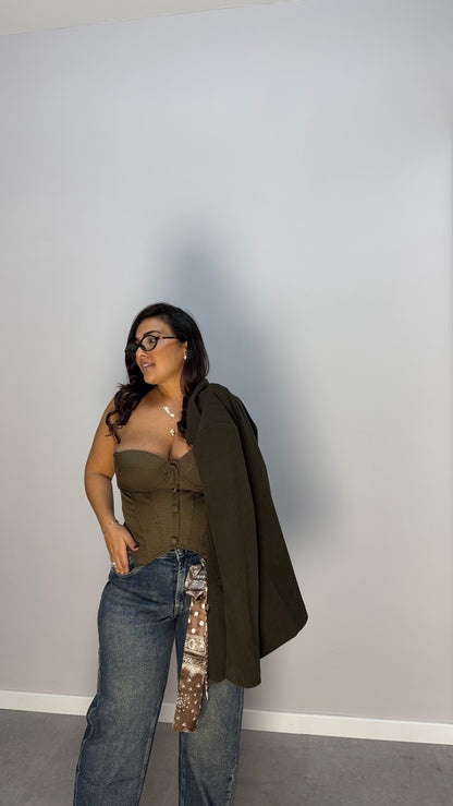 Corpetto See con bottoni ST11865