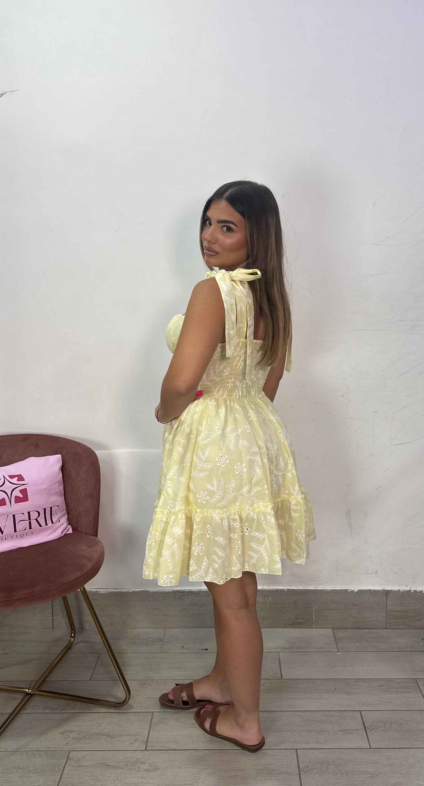 Dress Lily Giallo Sangallo 6959