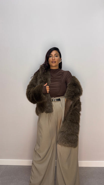 Pantalone Iconico Beige 18186