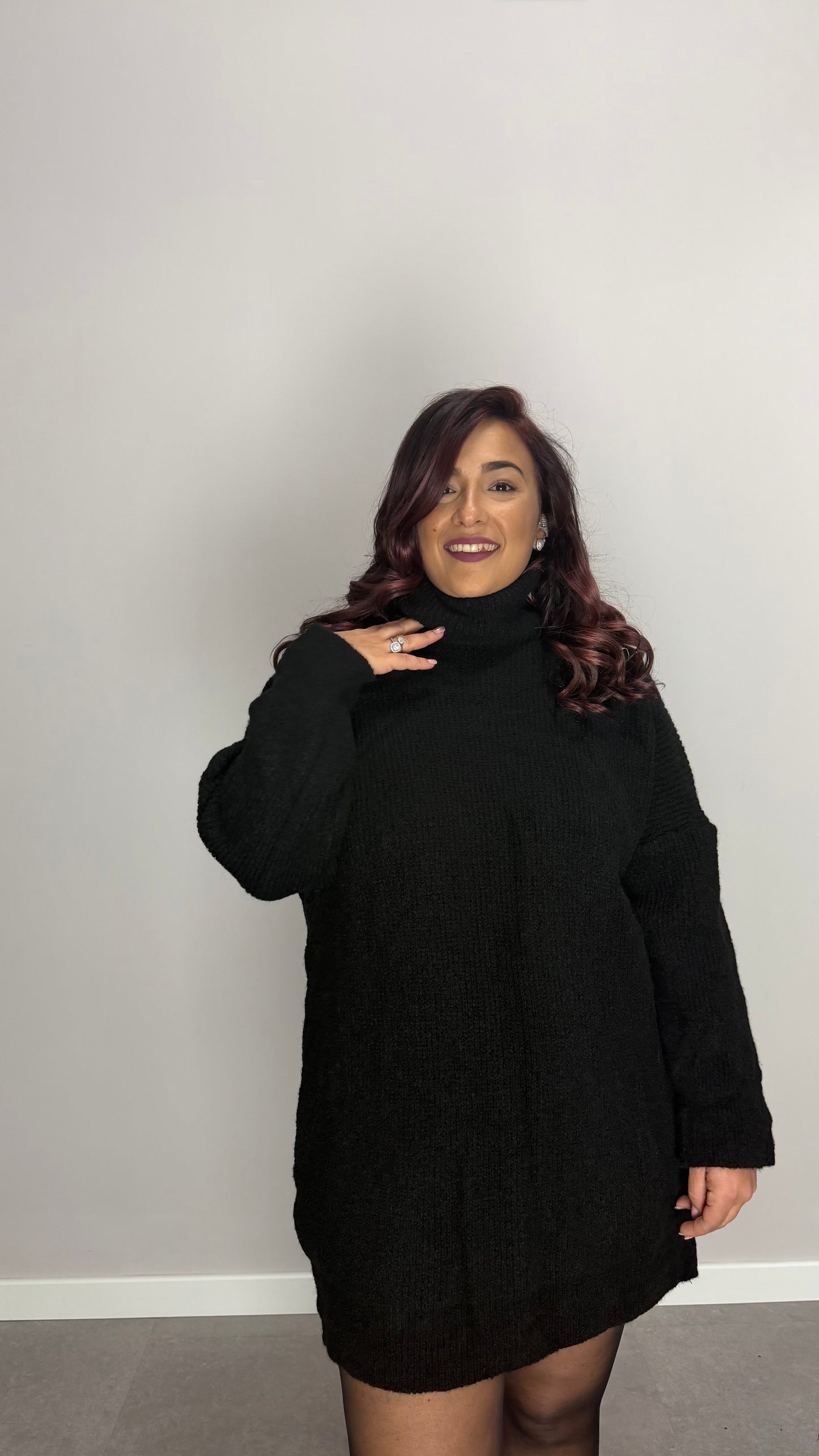 Maxi Pull Luna Lana Nera 24788