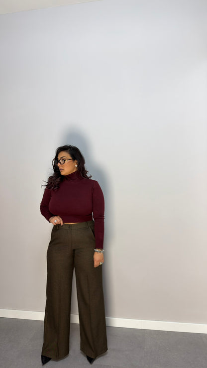 Maglioncino Bruma Lana Rasata bordeaux EM2020