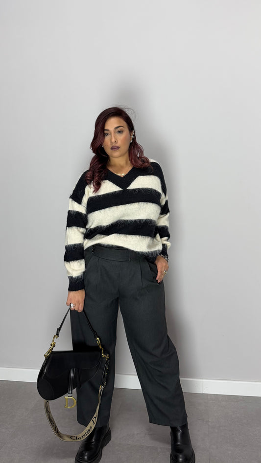 Pantalone Serena Grigio M12545