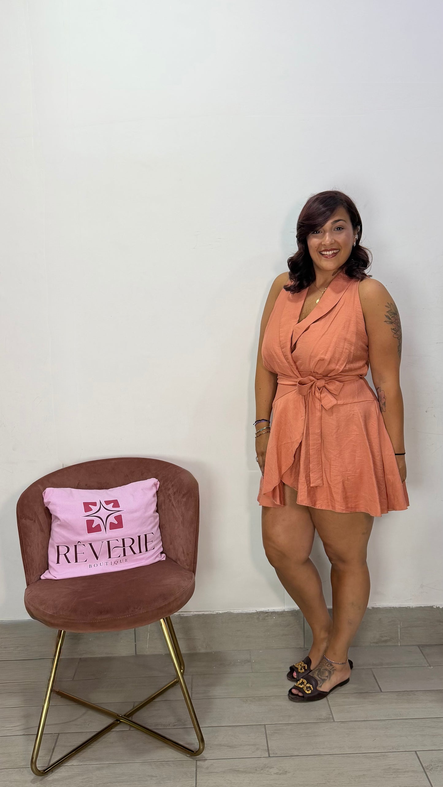 Dress Katya Pesca a portafoglio 7064