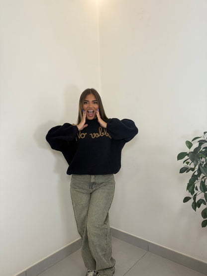 Maglioncino No vabbè blu 2702