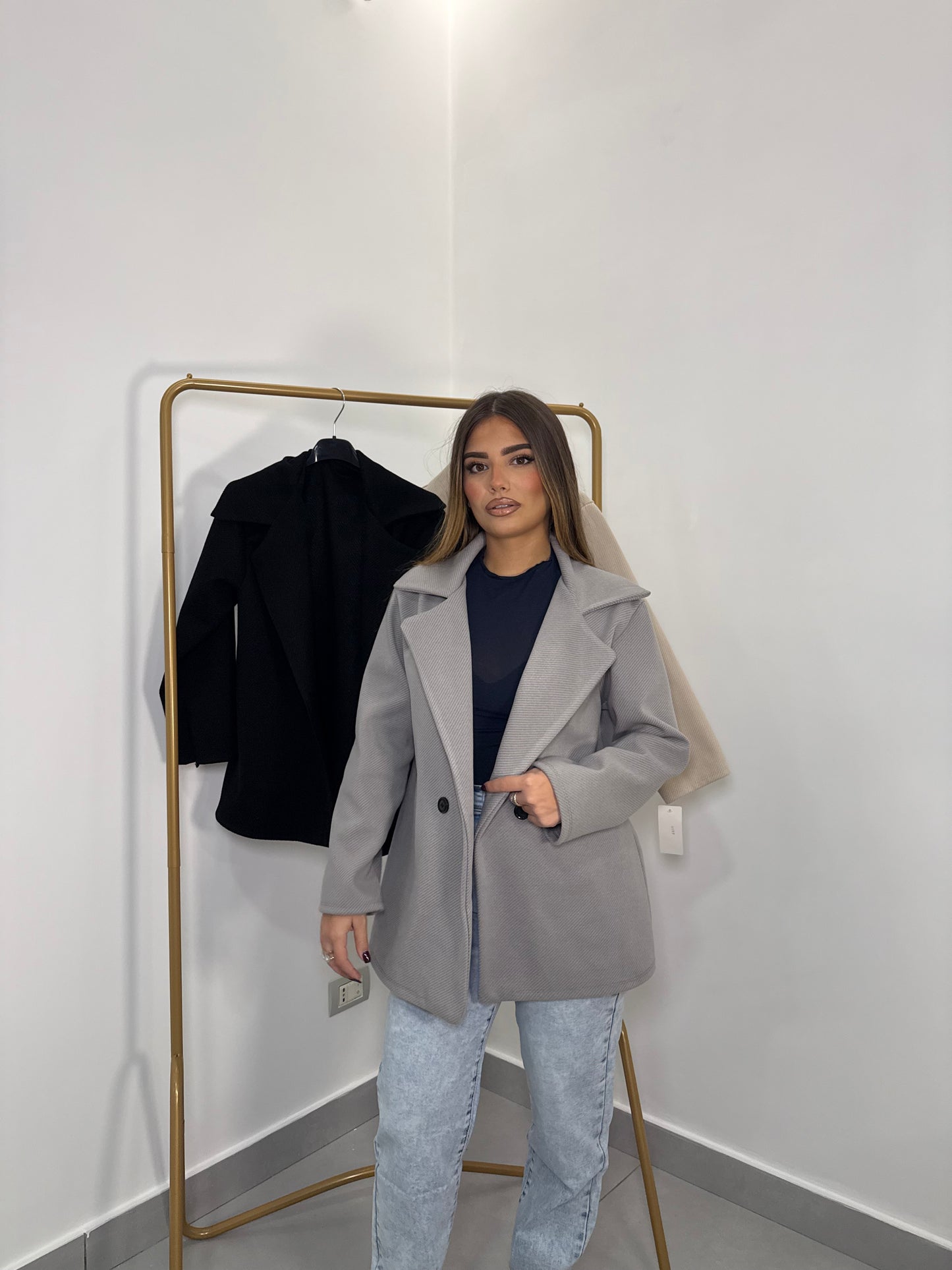 Cappottino a Giacca Nobile Linea Grigia GN44