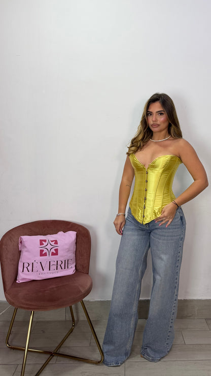 Top Corsetto Blair Giallo 6908