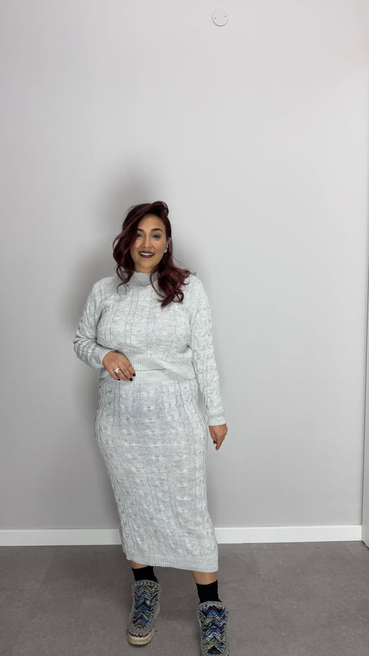 Coordinato Camille Set Grigio