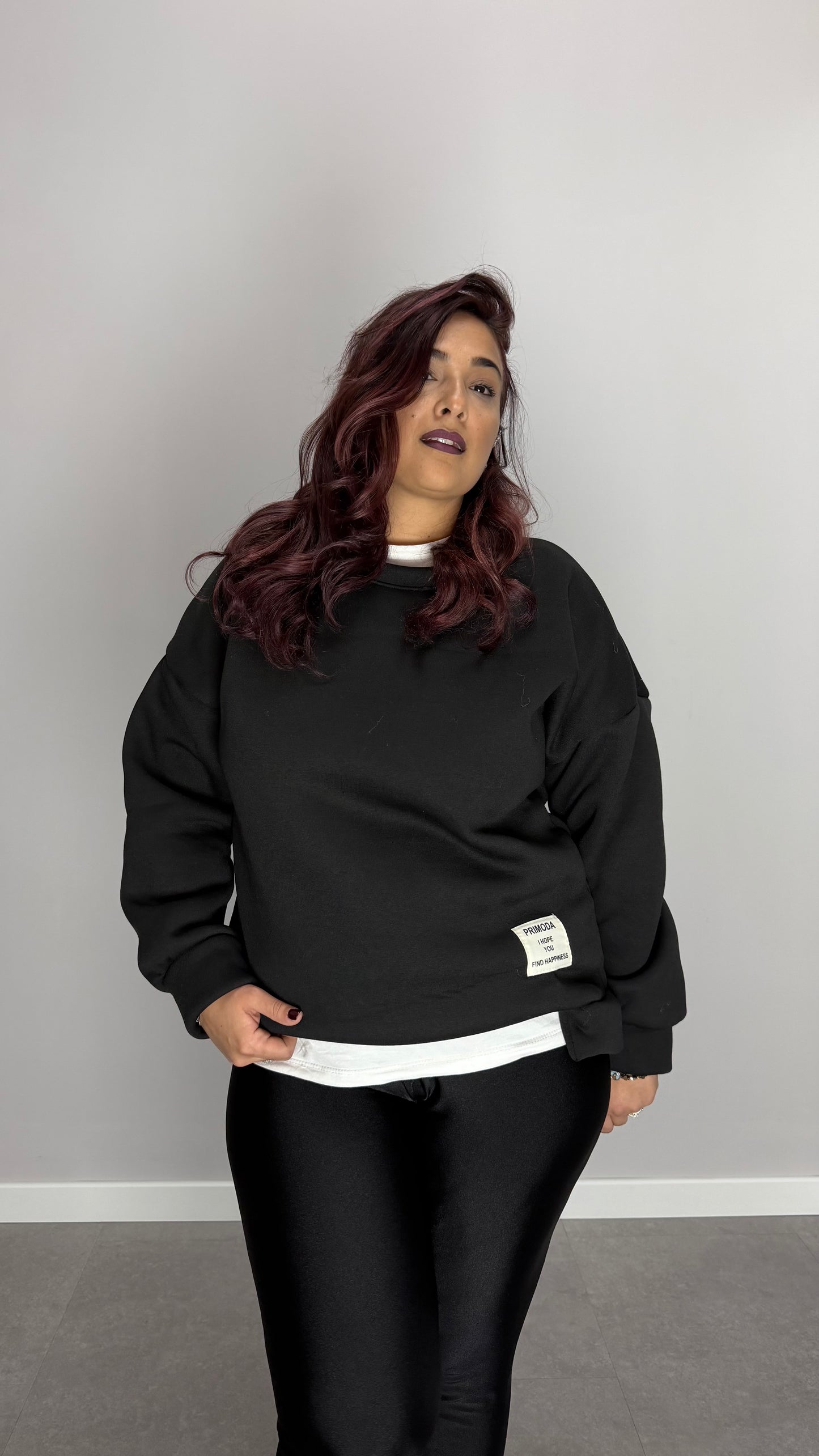 Felpa Mia Felpata Nera FMF44