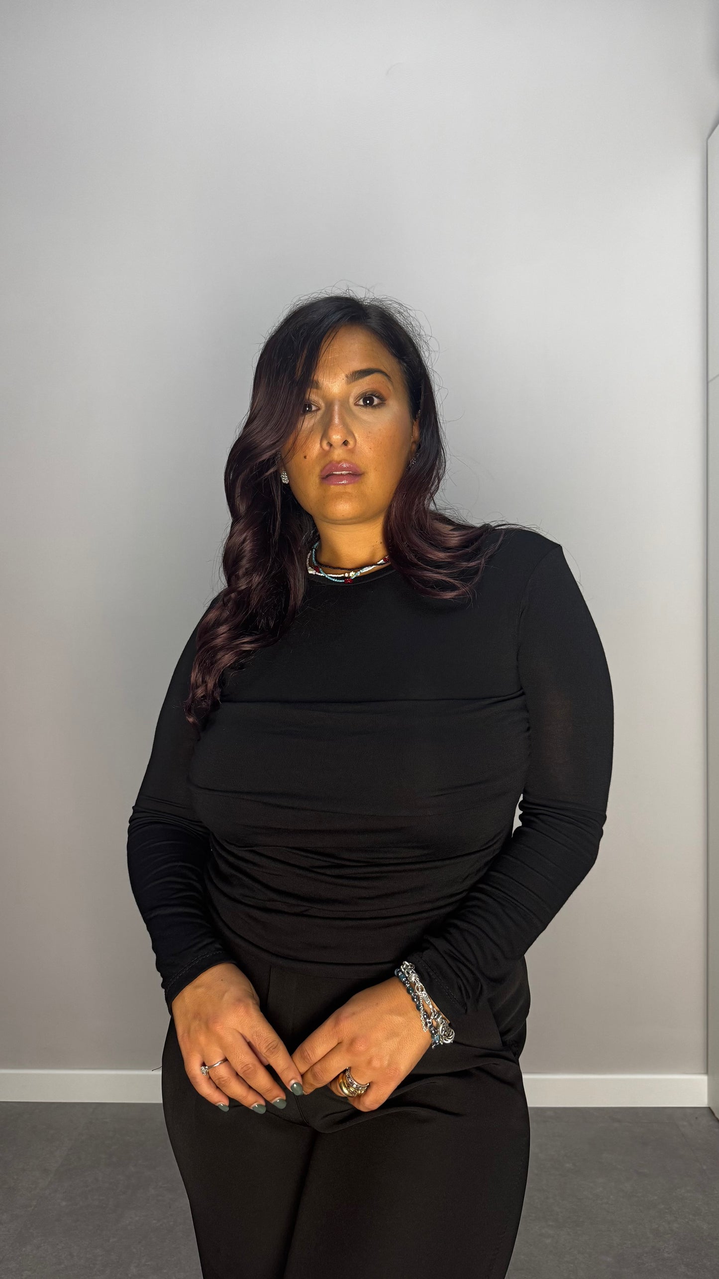 Maglia Fasciata Nera 5312