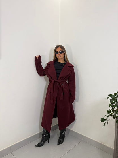 Cappotto Metropoli Bordeaux 8505